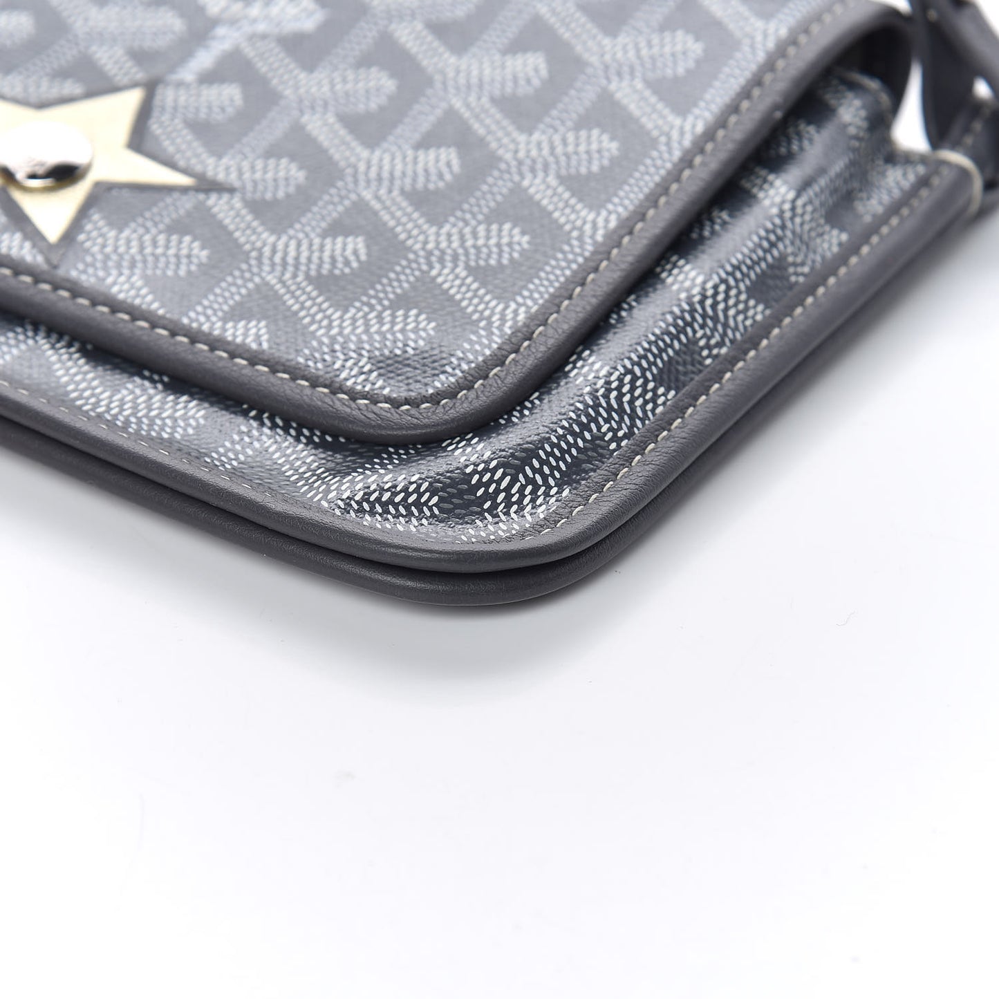 Goyardine Plumet Wallet Clutch Grey