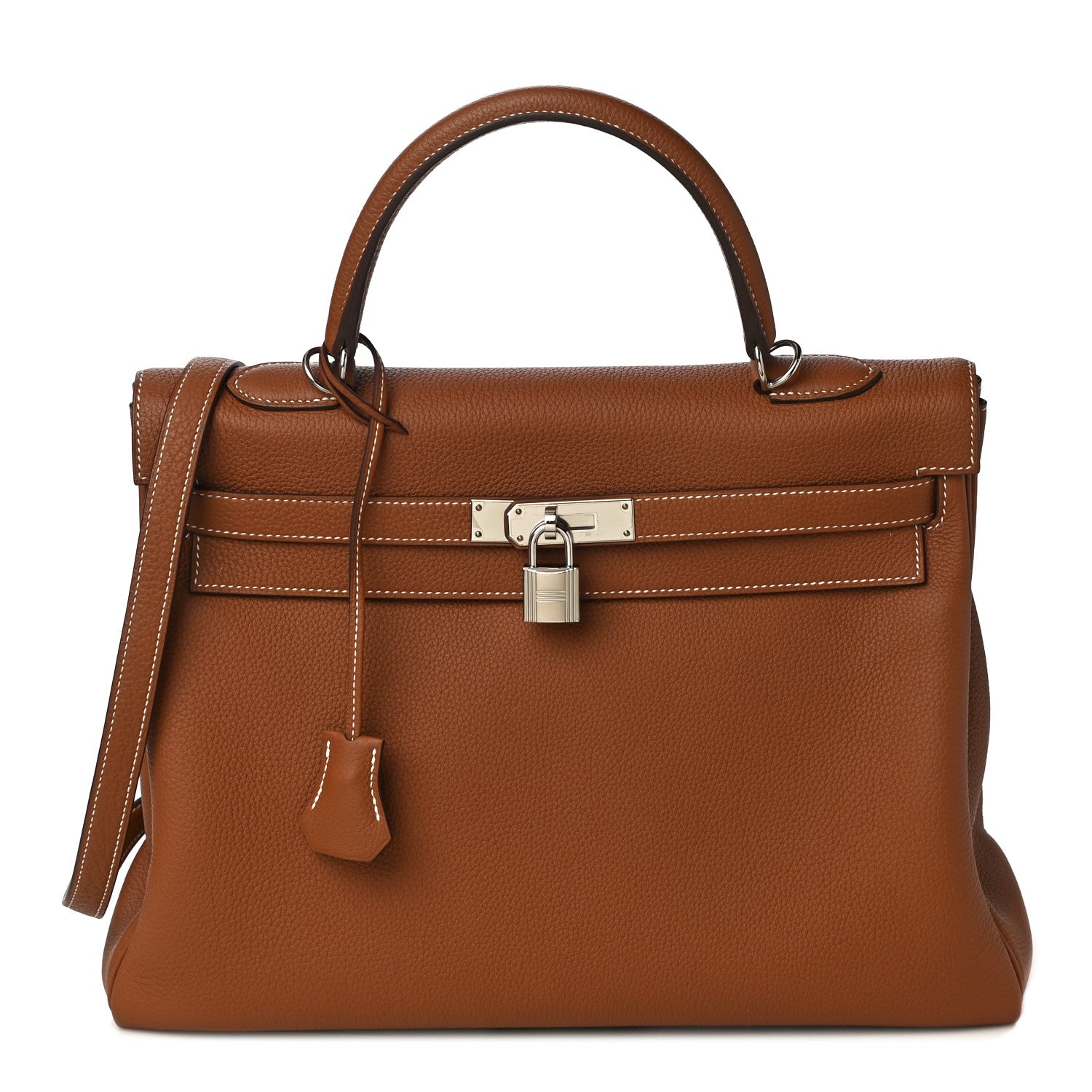 Hermes Togo Kelly Retourne 35 Gold 1 of 18