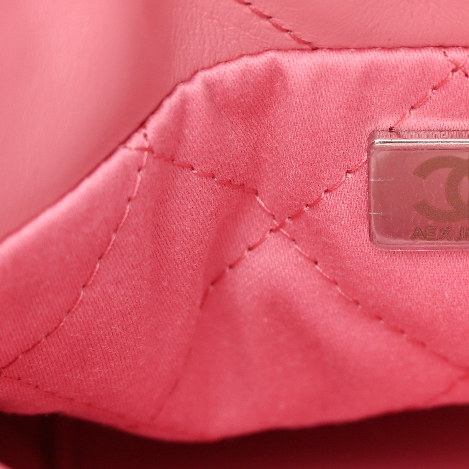 Chanel Shiny Calfskin Quilted Mini Chanel 22 Pink 7 of 12