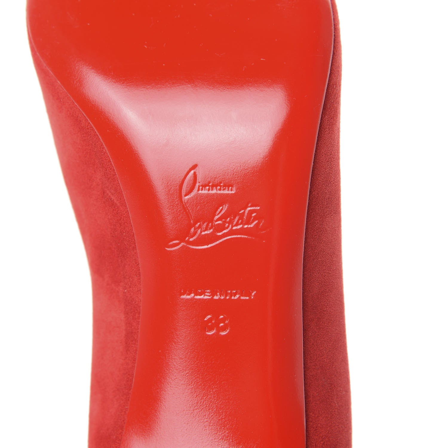 Christian Louboutin Veau Velours Anemosia 554 70 Pump 38 Loubi 8 of 8