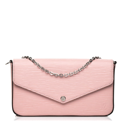 Louis Vuitton Epi Pochette Felicie Rose Ballerine 1 of 6