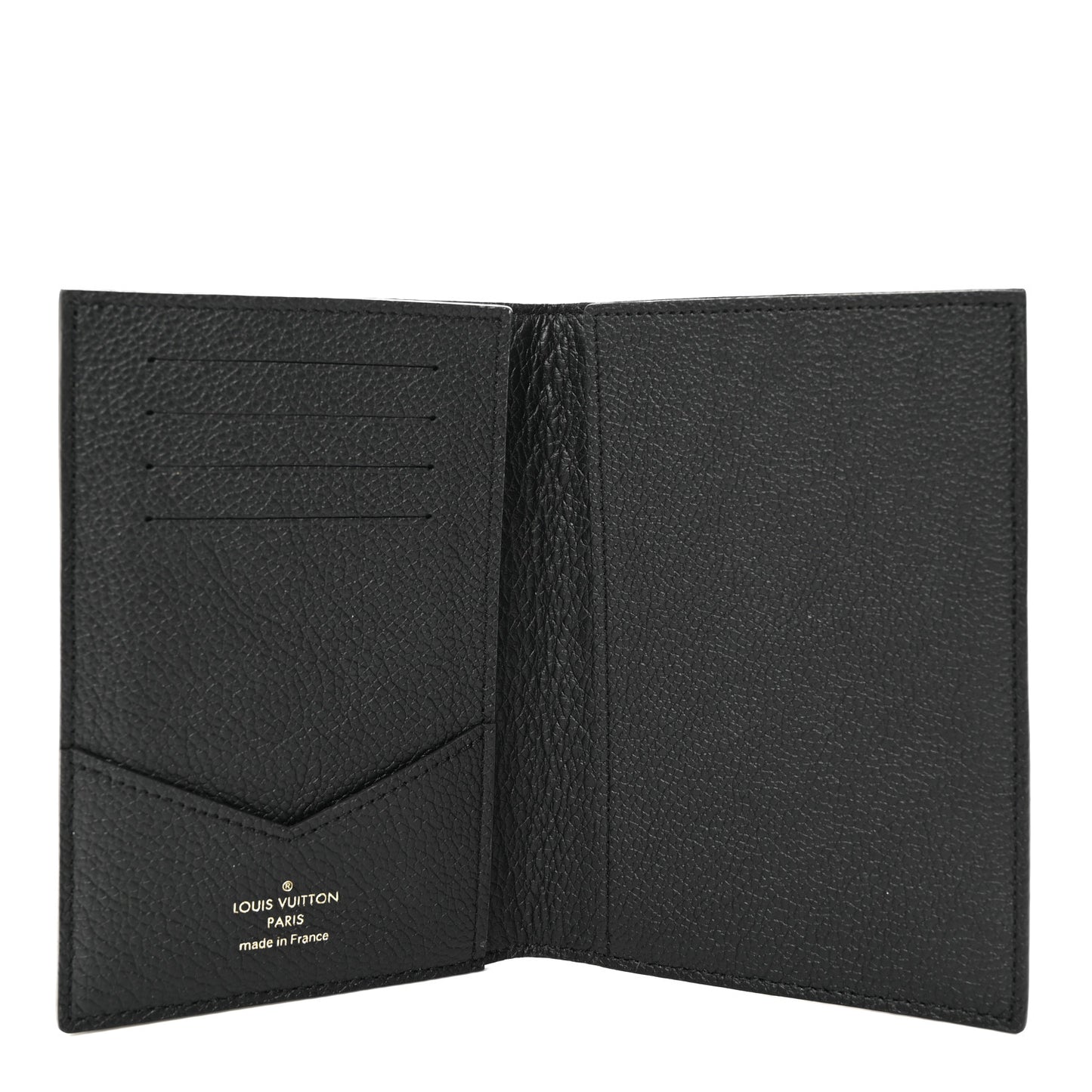 Empreinte Monogram Giant Passport Cover Black Beige