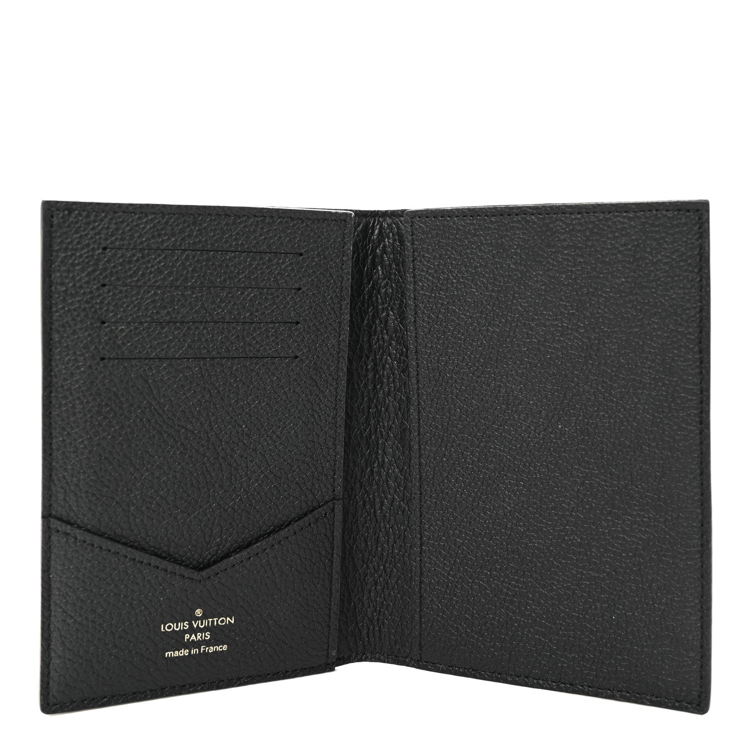 Louis Vuitton Empreinte Monogram Giant Passport Cover Black Beige 5 of 6