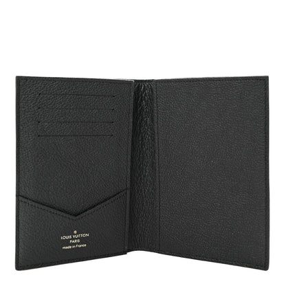 Louis Vuitton Empreinte Monogram Giant Passport Cover Black Beige 5 of 6