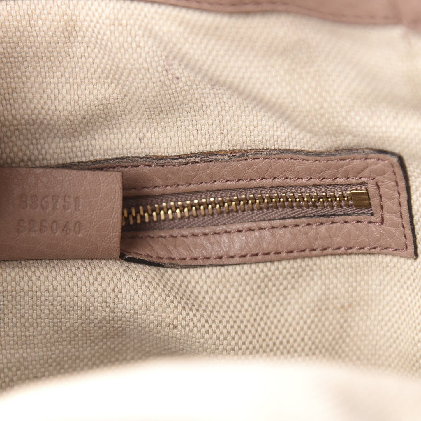 Pebbled Calfskin Small Soho Shoulder Bag Light Pink