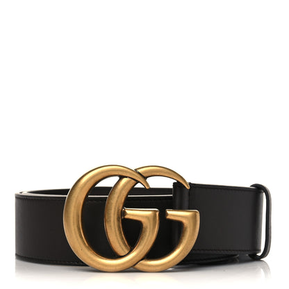 Gucci Moon Calfskin Double G 40mm Belt 95 38 Dark Cocoa 1 of 5
