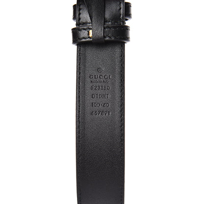 Gucci Calfskin Matelasse Mens GG Marmont Belt Bag 100 40 Black 8 of 11