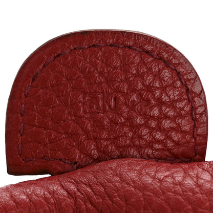 Hermes Taurillon Clemence EVELYNE III GM Rouge Garance 7 of 13