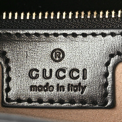 Gucci Boarded Dyana Lux Calfskin Small Jackie 1961 Hobo Black 6 of 8