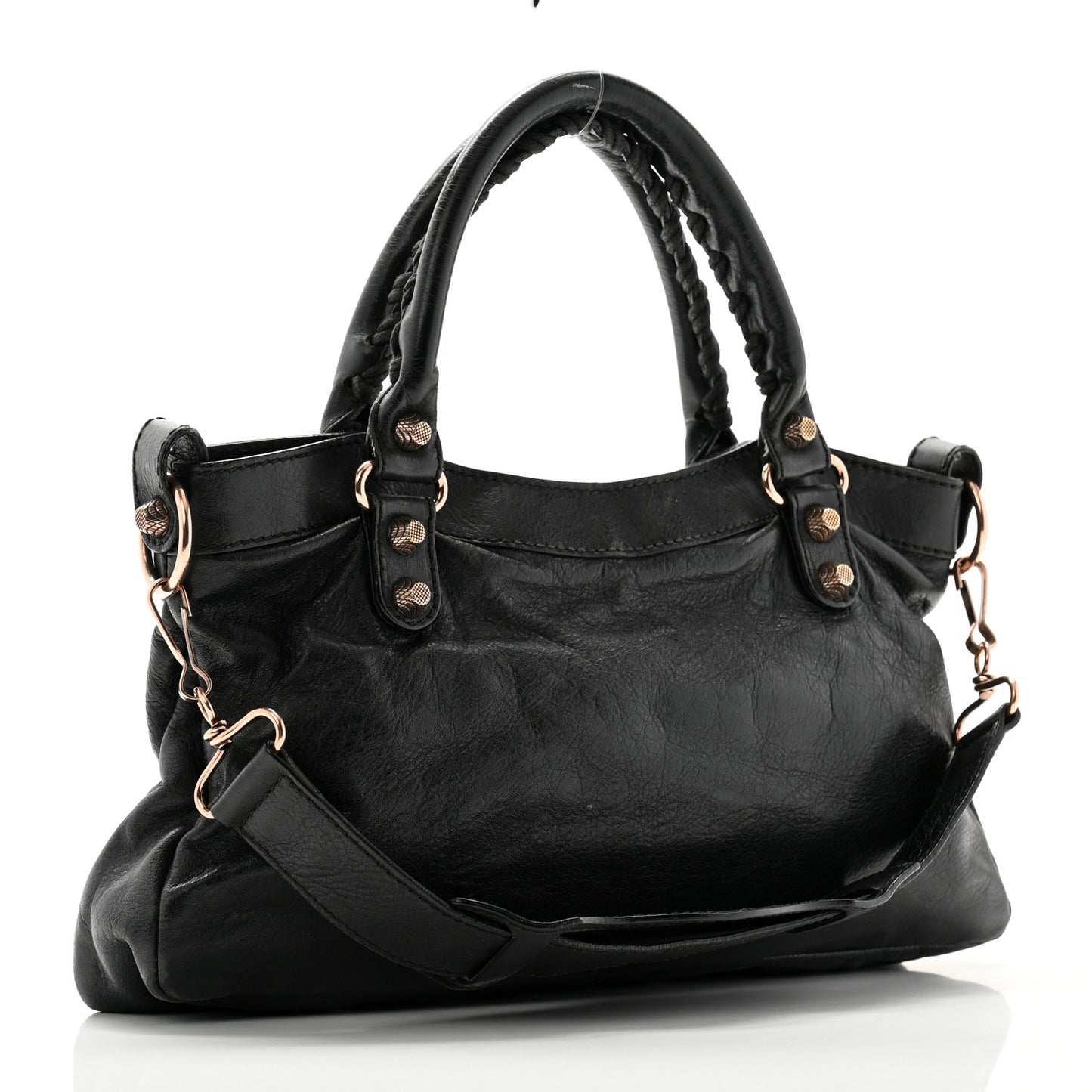 Agneau Giant 12 Rose Gold Hardware First Black
