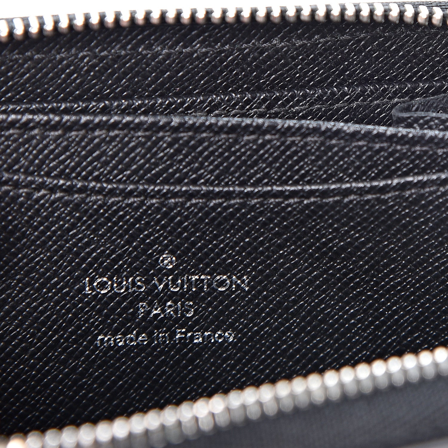 Louis Vuitton Epi Zippy Coin Purse Black 6 of 8