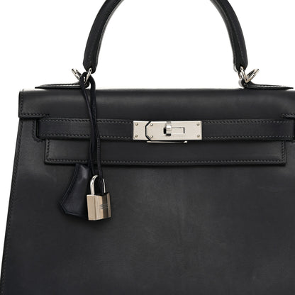 Hermes Barenia Kelly Sellier 28 Ardoise 8 of 14
