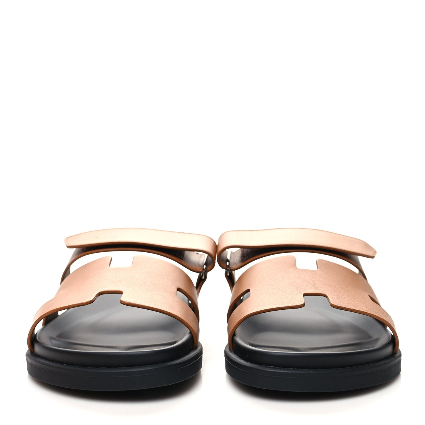 Calfskin Mens Chypre Sandals 43.5 Gold