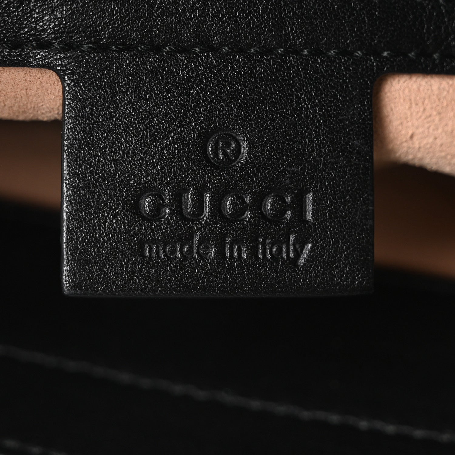 Gucci Guccissima Signature Large Shoulder Tote Bag Black 6 of 10