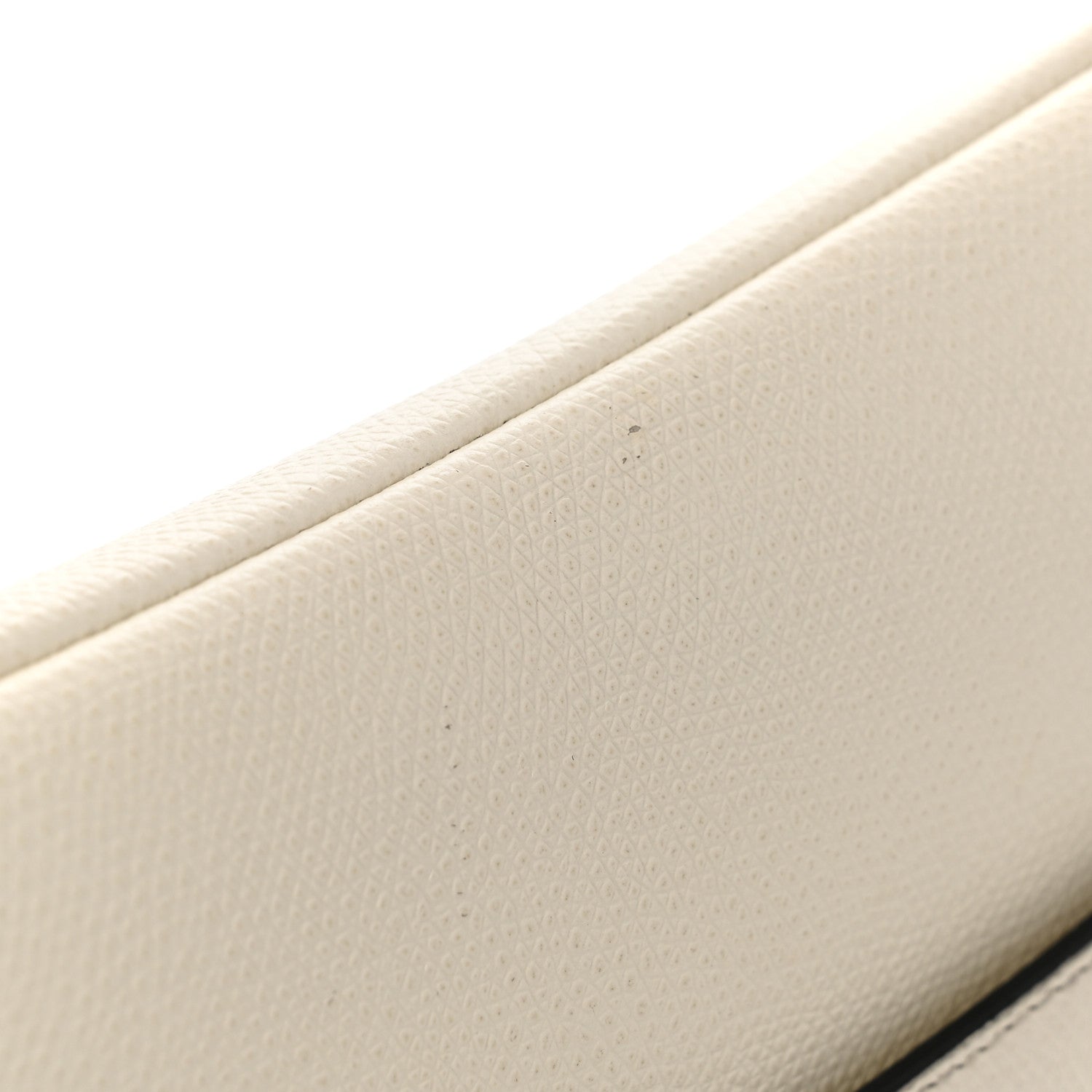 Christian Dior Grained Calfskin Saddle Bag White 11 of 11