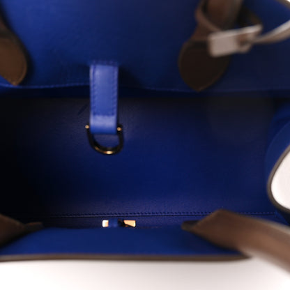 Salvatore Ferragamo Calfskin Medium Hug Bag Clay Lapis 5 of 10