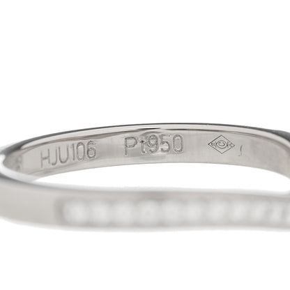 Cartier Platinum Diamond Ballerine Wedding Band Ring 46 3.75 6 of 6