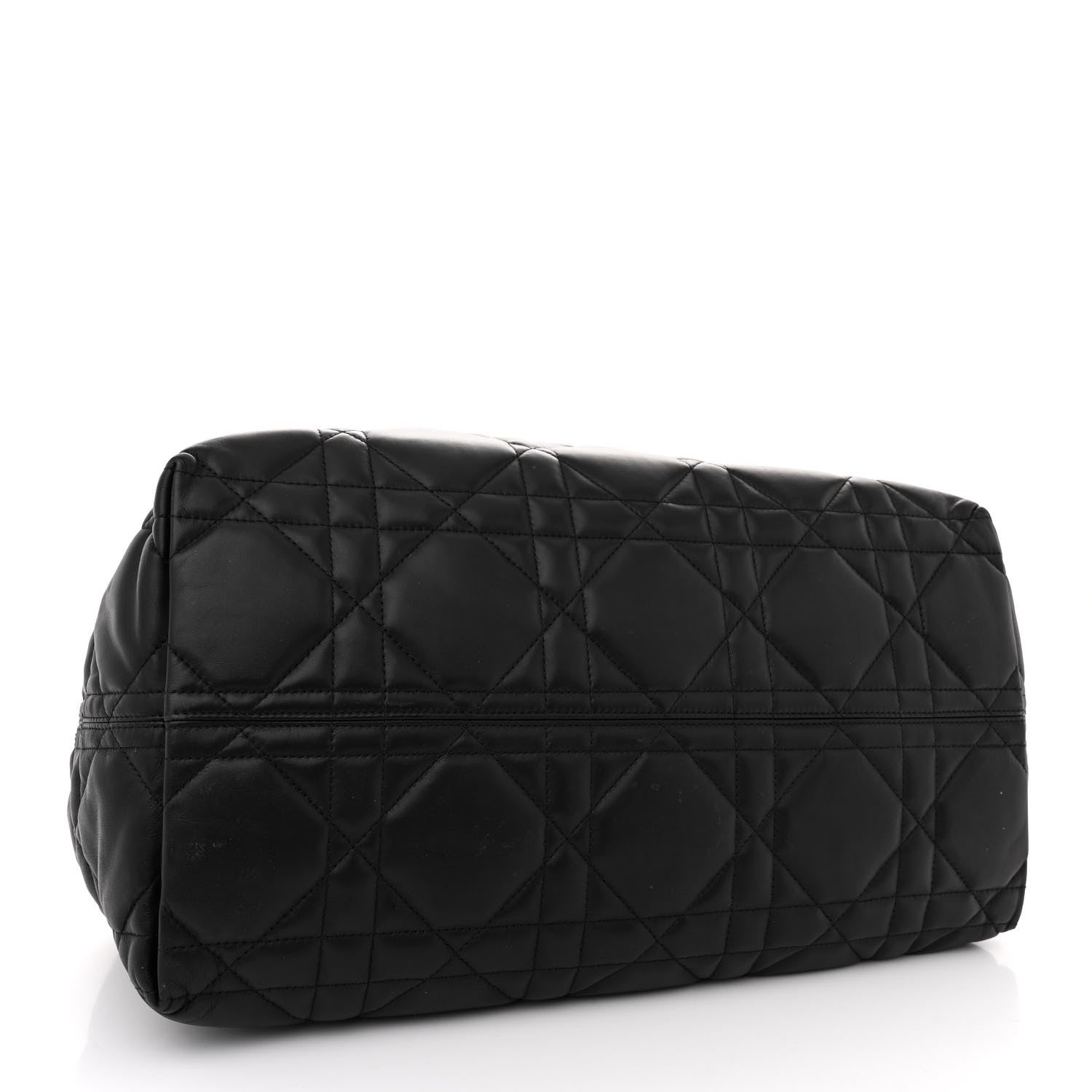 Christian Dior Calfskin Macrocannage Large Toujours Black 4 of 13