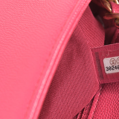 Chanel Caviar Quilted Small Fashion Therapy Flap Bag Pink 7 of 10