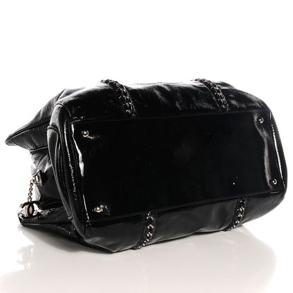 Chanel Patent Luxe Ligne Large Tote Black 4 of 7