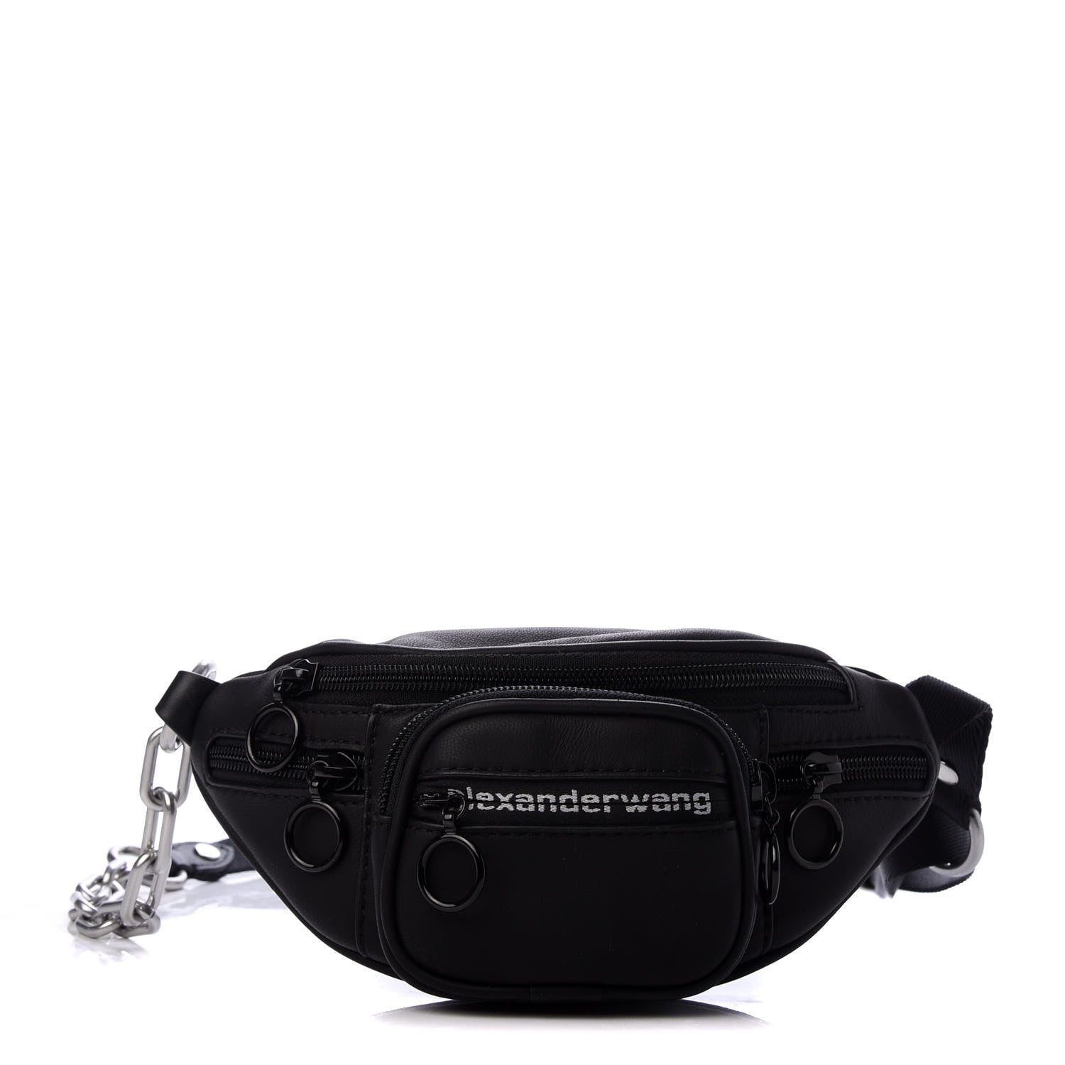 Alexander Wang Lambskin Attica Mini Belt Bag Black 1 of 9