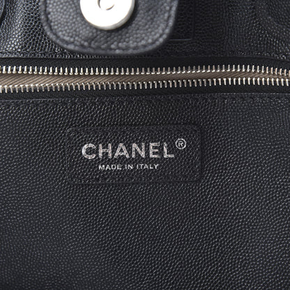 Chanel Caviar Stitched Large Shopping Tote Black 6 of 12