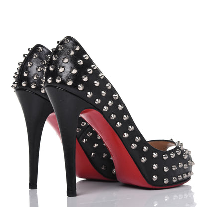Christian Louboutin Nappa Very Prive Spikes 120 Pumps 36 Black 4 of 12