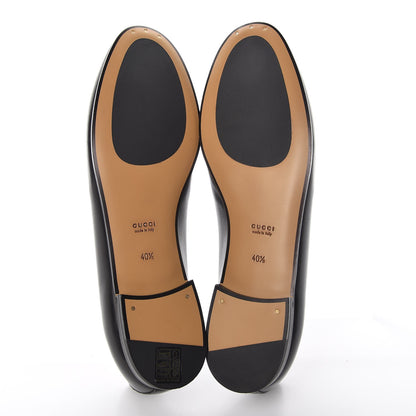 Gucci Calfskin Womens Jordaan Loafers 40.5 Black 5 of 9