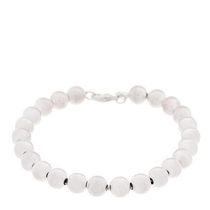 Tiffany Sterling Silver 8mm Hardwear Ball Bracelet 1 of 5
