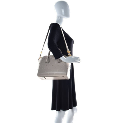 Givenchy Calfskin Small Studded Antigona Ecru 2 of 17