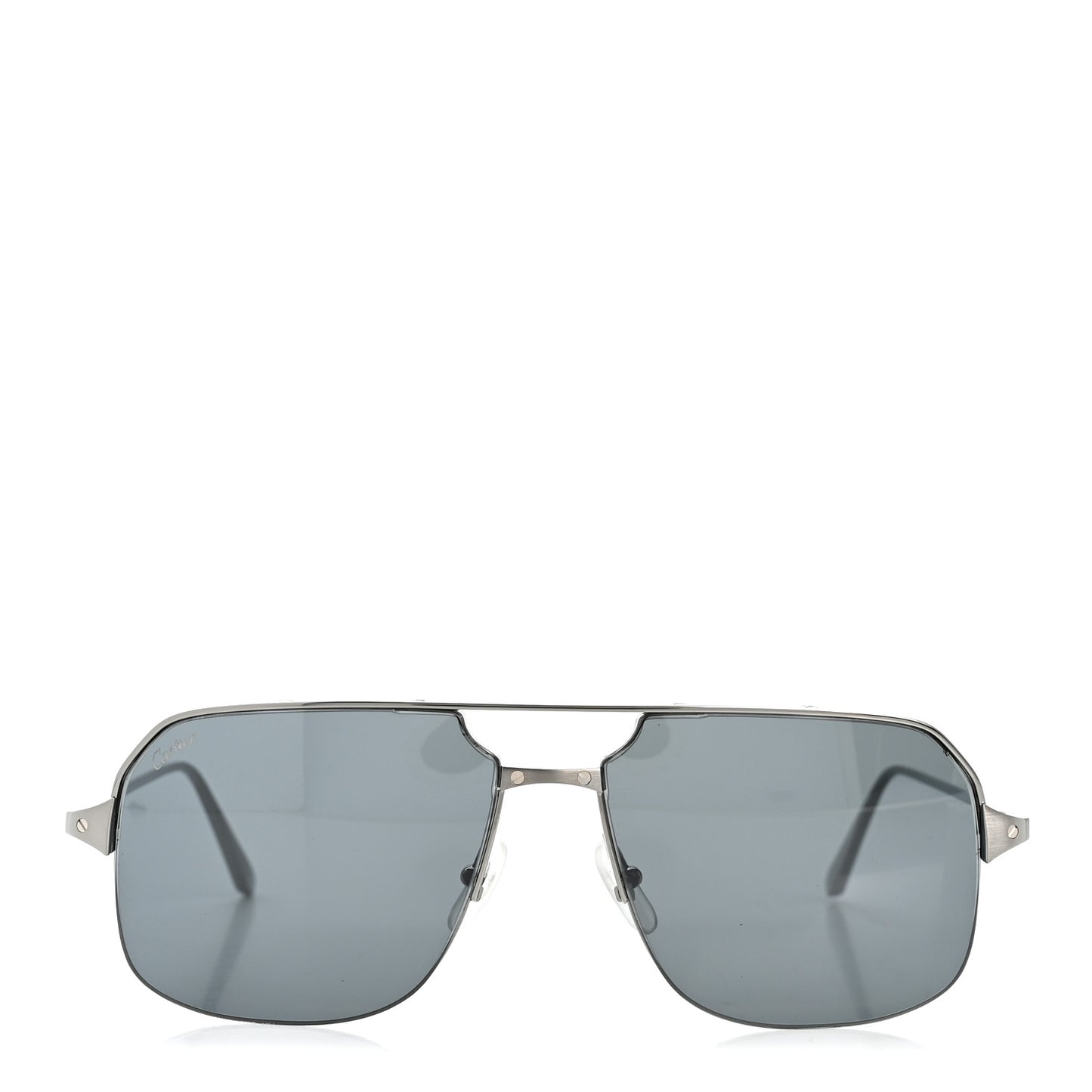 Metal Santos De Cartier Aviator Sunglasses CT0230S Silver