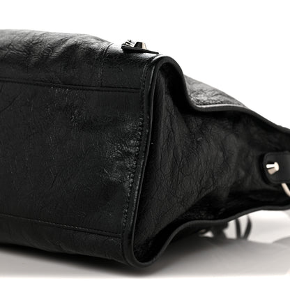 Balenciaga Agneau Classic Silver Hardware City Black 9 of 9