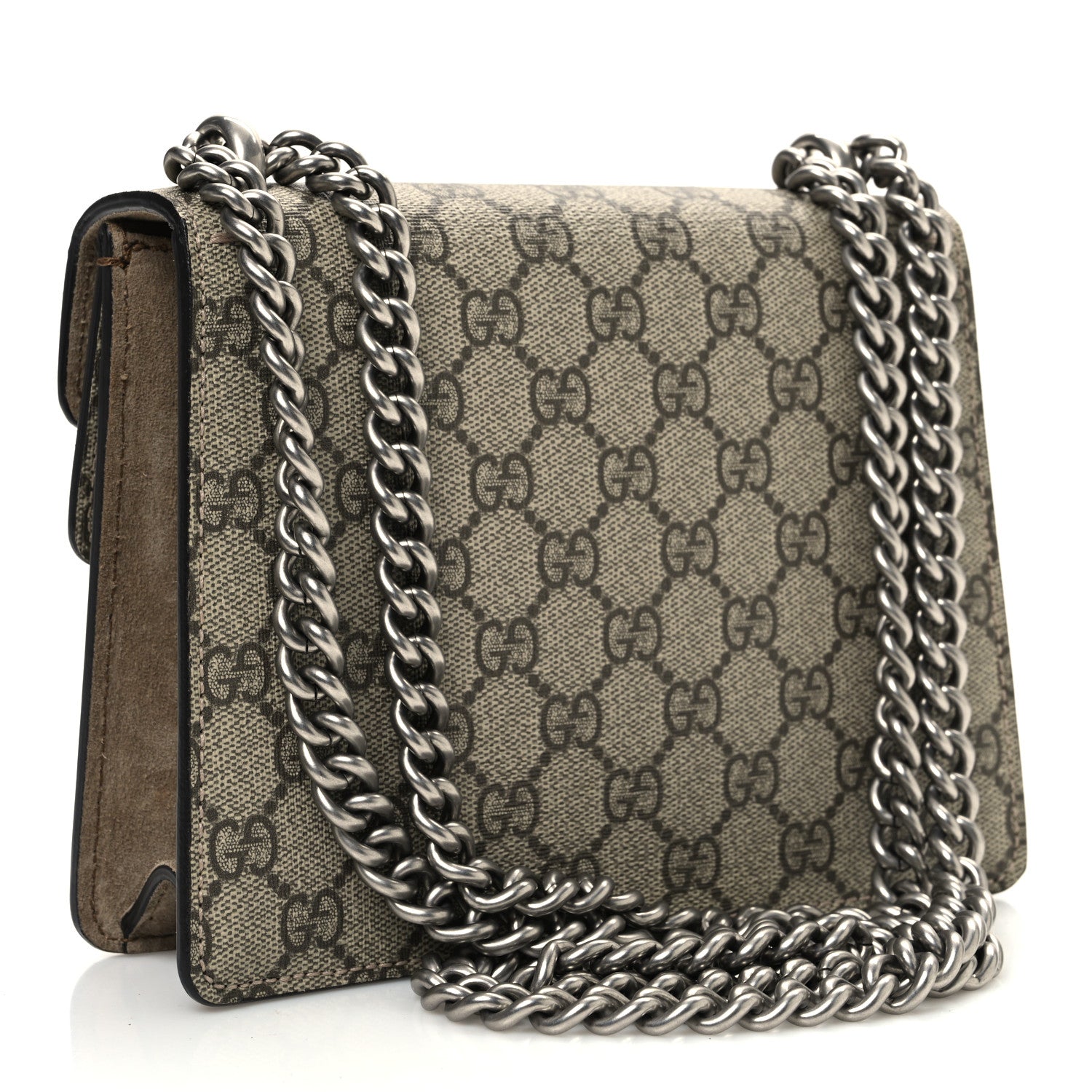 Gucci GG Supreme Monogram Mini Dionysus Shoulder Bag Taupe 3 of 10