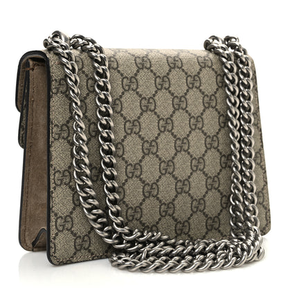 Gucci GG Supreme Monogram Mini Dionysus Shoulder Bag Taupe 3 of 10