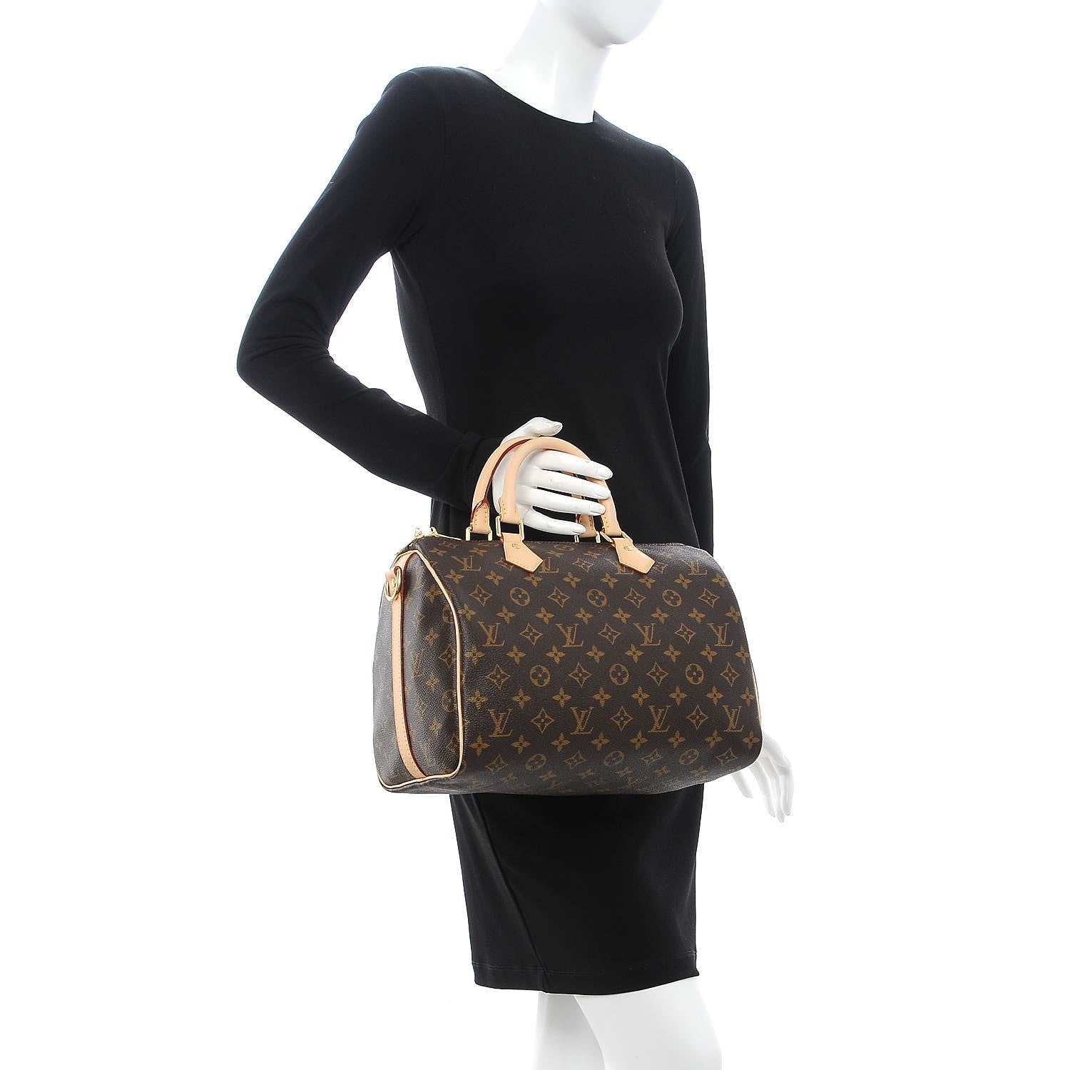 Louis Vuitton Monogram Speedy Bandouliere 30 3 of 10