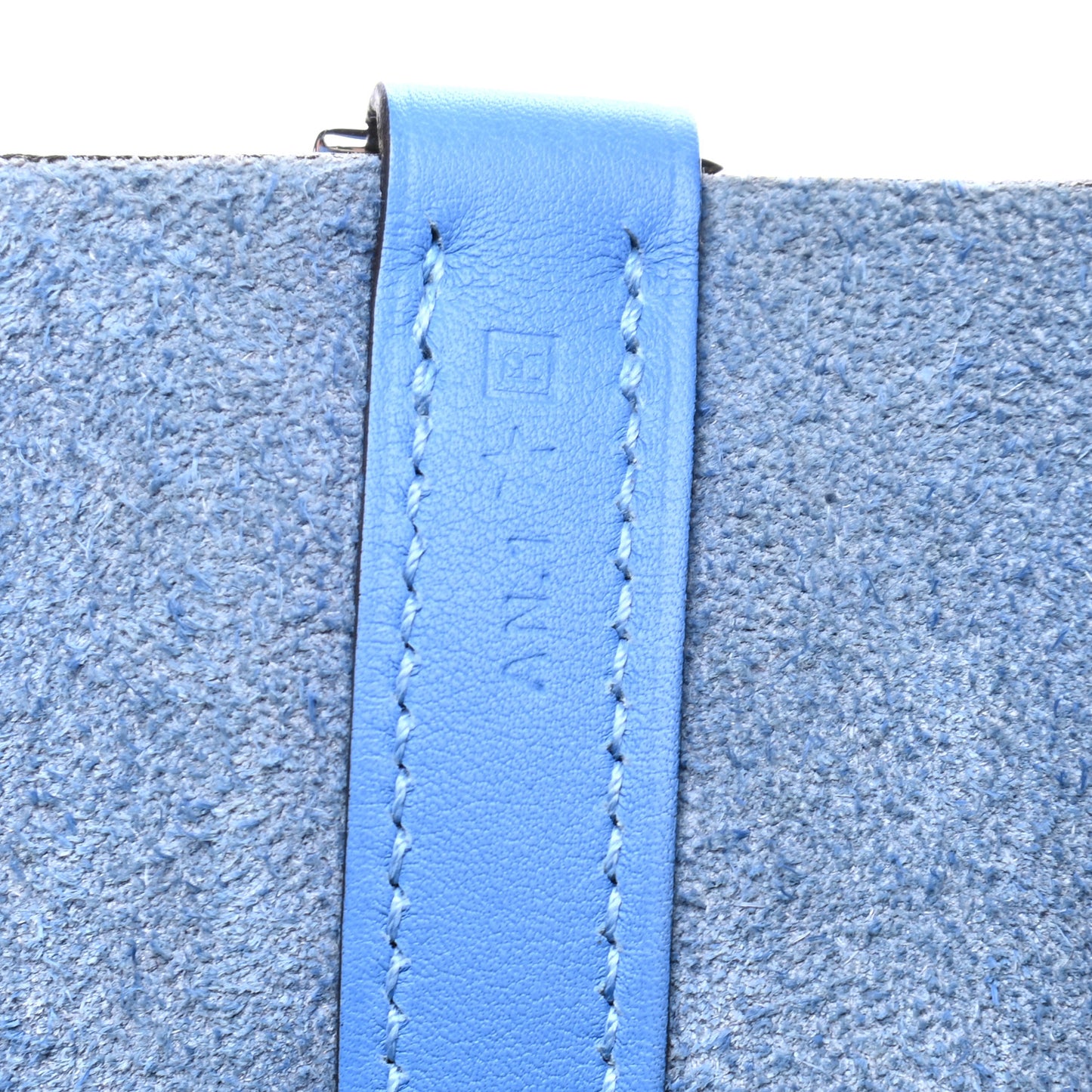 Taurillon Clemence Swift Picotin Lock 22 MM Bleu Paradis