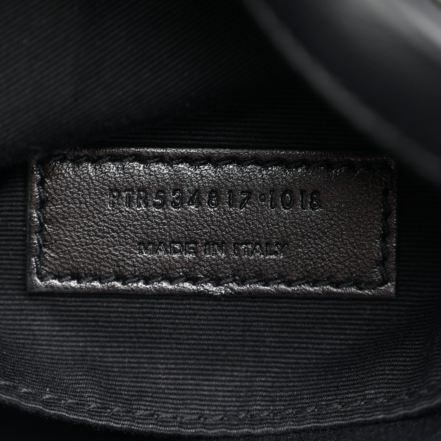 Calfskin Matelasse Monogram Lou Belt Bag Black