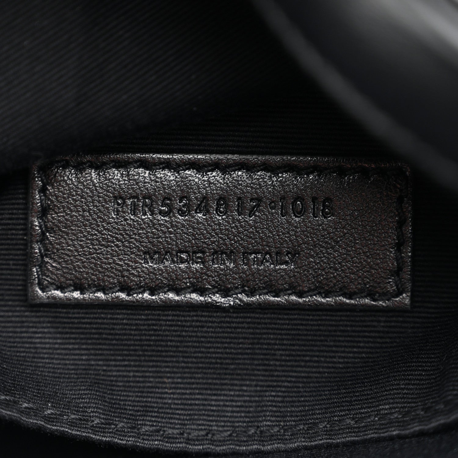 Saint Laurent Calfskin Matelasse Monogram Lou Belt Bag Black 7 of 10