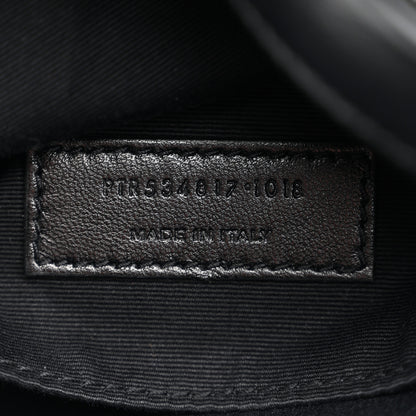 Saint Laurent Calfskin Matelasse Monogram Lou Belt Bag Black 7 of 10