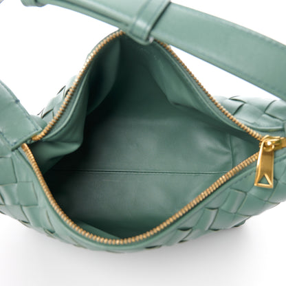 Bottega Veneta Calfskin Nappa Intrecciato Mini Wallace Aloe 9 of 21