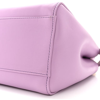 Fendi Nappa Stacked Bar Mini Peekaboo Iconic Satchel Violetta 10 of 11