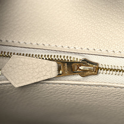 Hermes Togo Birkin 25 Craie 20 of 35