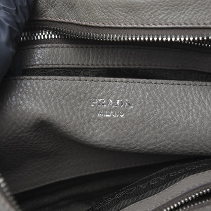 Prada Vitello Daino Dome Satchel Argilla 7 of 15