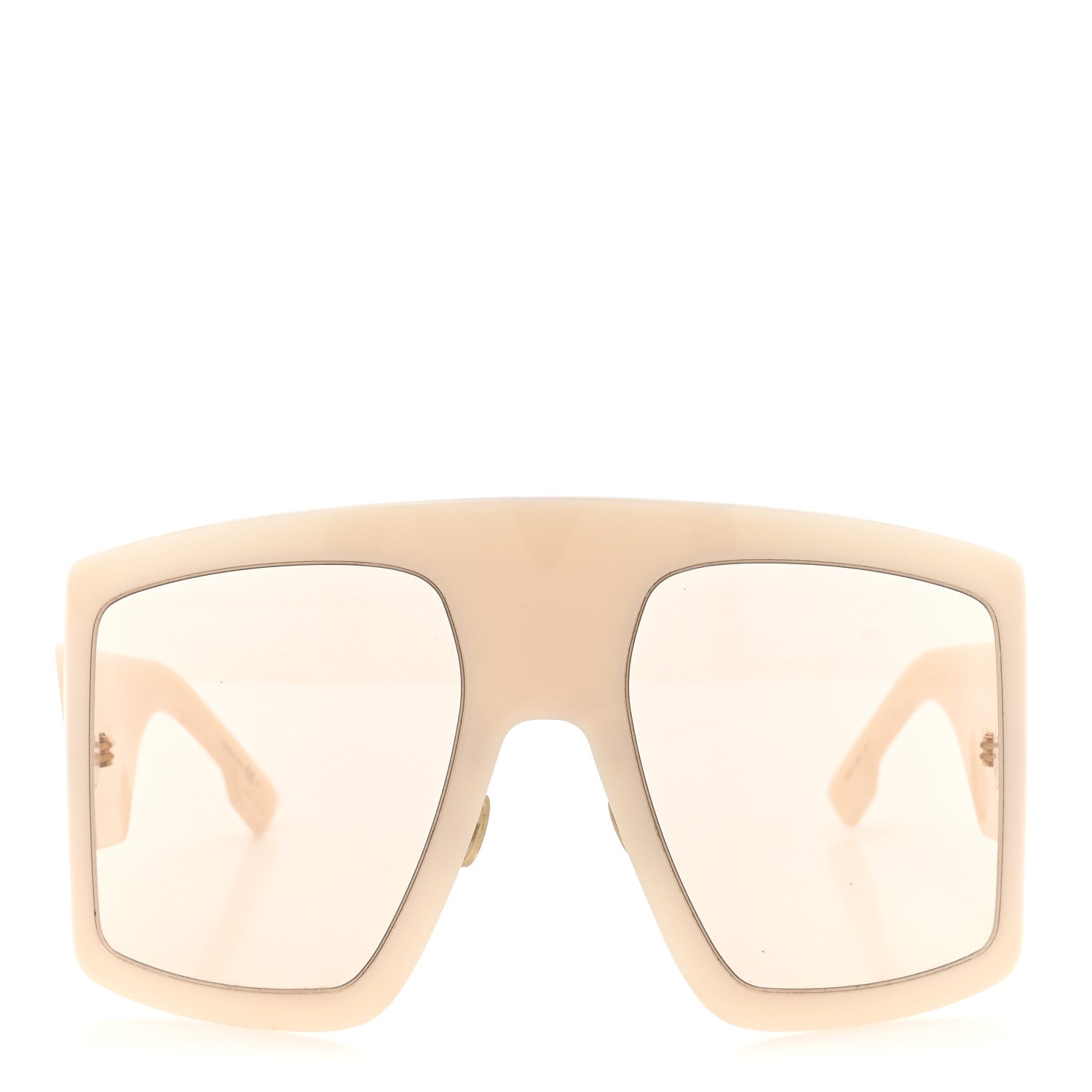 Christian Dior Acetate DiorSo Light 1 Shield Sunglasses Ivory 2 of 8