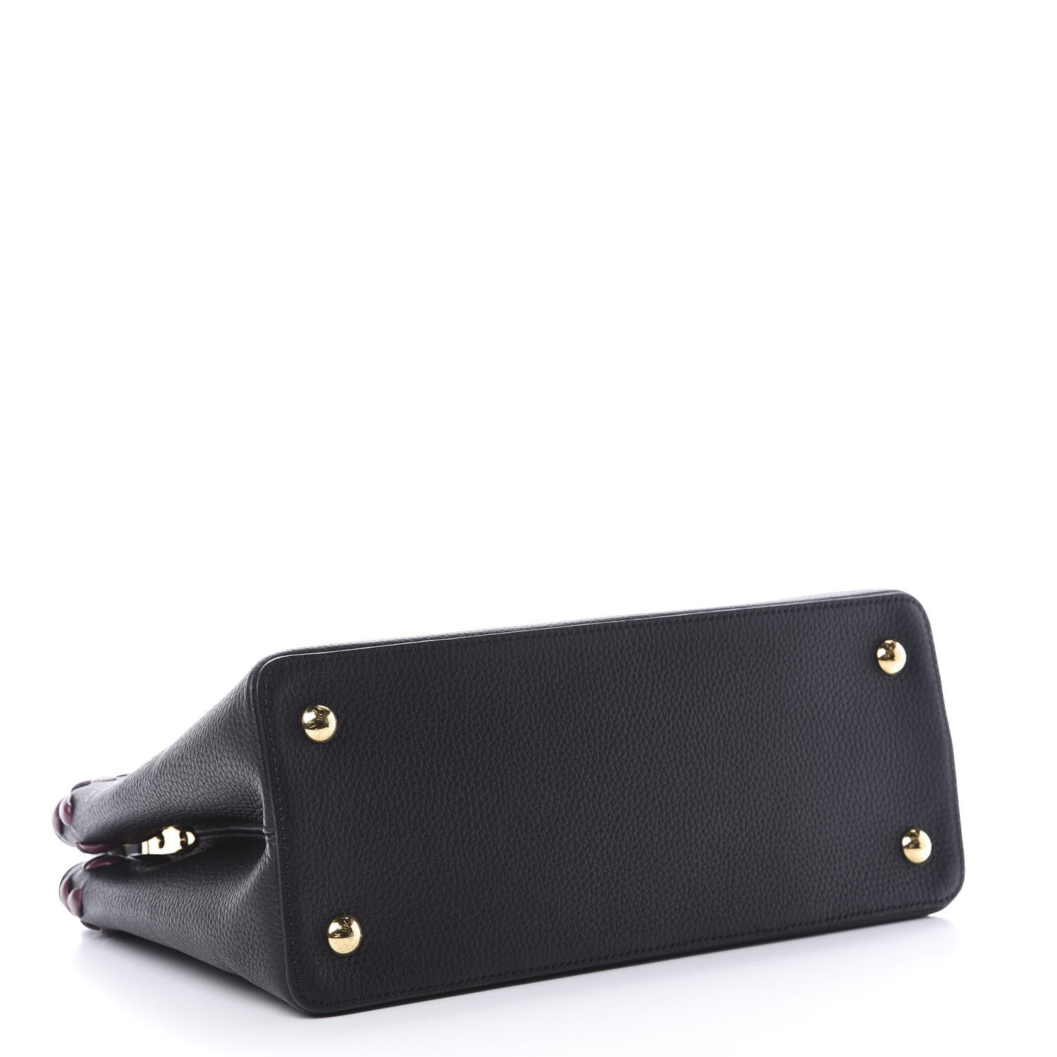 Louis Vuitton Taurillon Lambskin Capucines MM Black 4 of 11