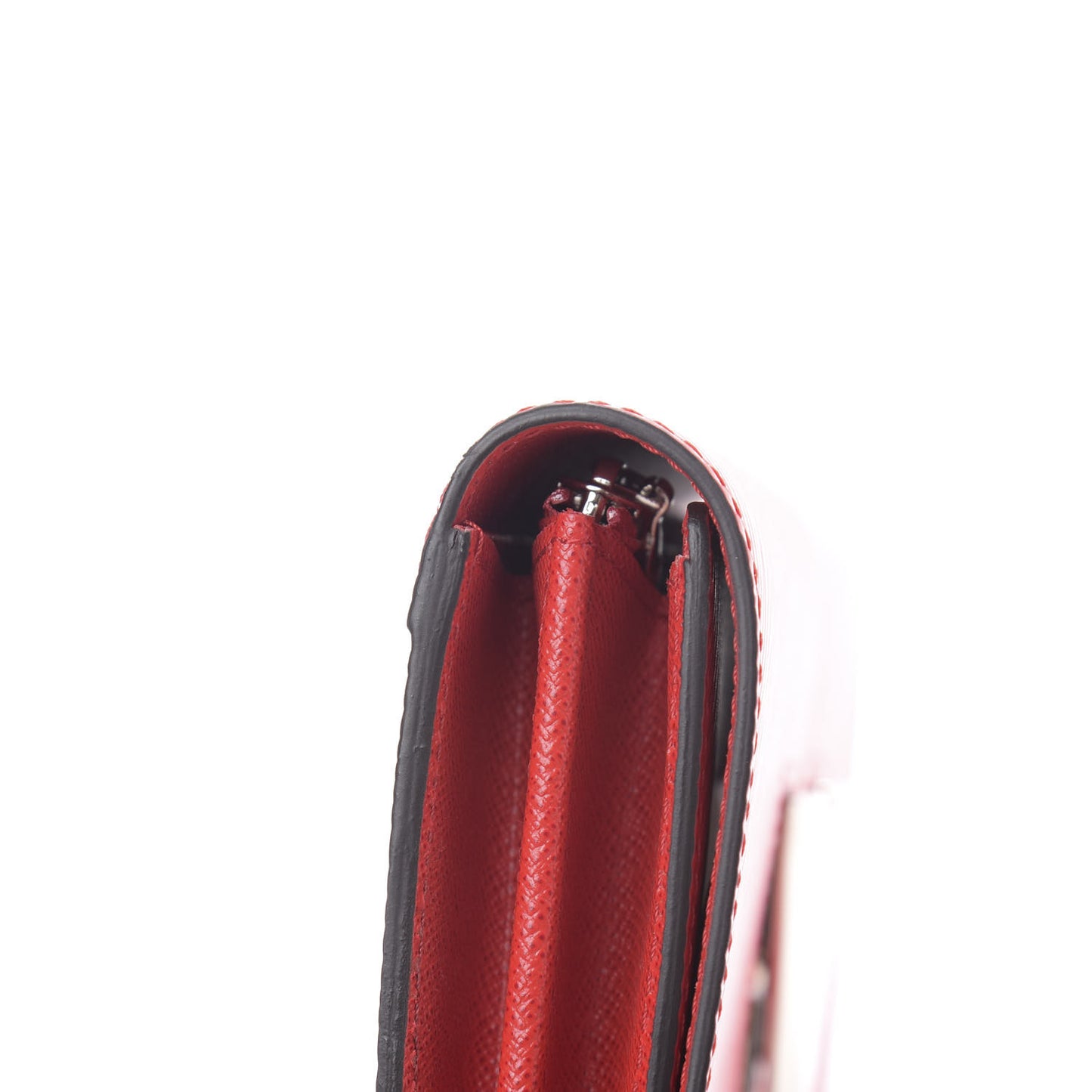 Epi Twist Wallet Coquelicot