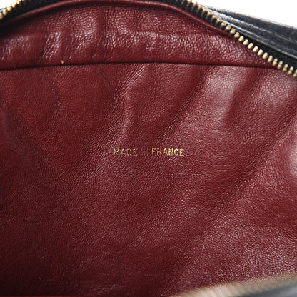 Chanel Lambskin Chevron Quilted Shoulder Bag Black 6 of 12