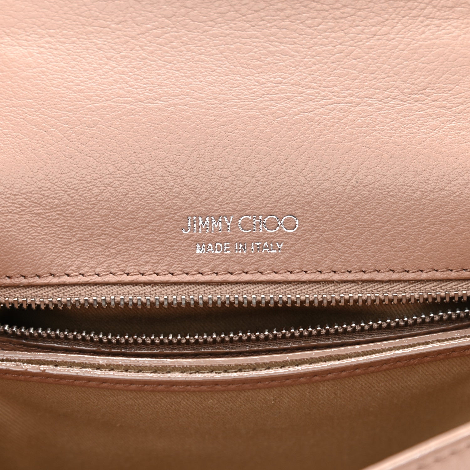 Jimmy Choo Calfskin Crystal Medium Cheri Top Handle Bag Powder Pink 6 of 8