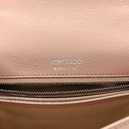 Jimmy Choo Calfskin Crystal Medium Cheri Top Handle Bag Powder Pink 6 of 8