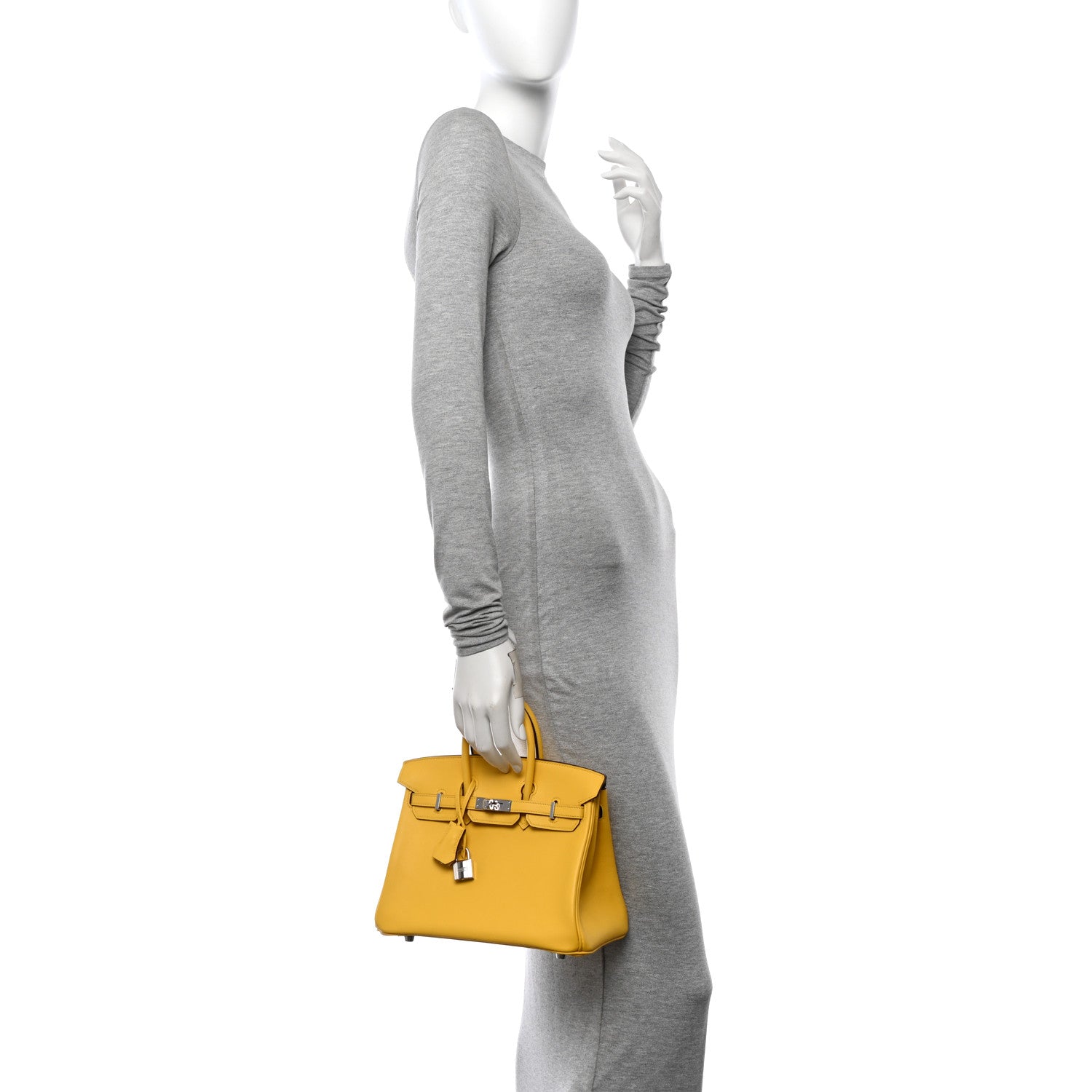 Hermes Swift Birkin 25 Jaune De Naples 2 of 12